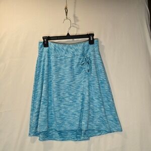 Freedom Trail Blue Heathered Wrap Skirt Athletic Skirt Size M